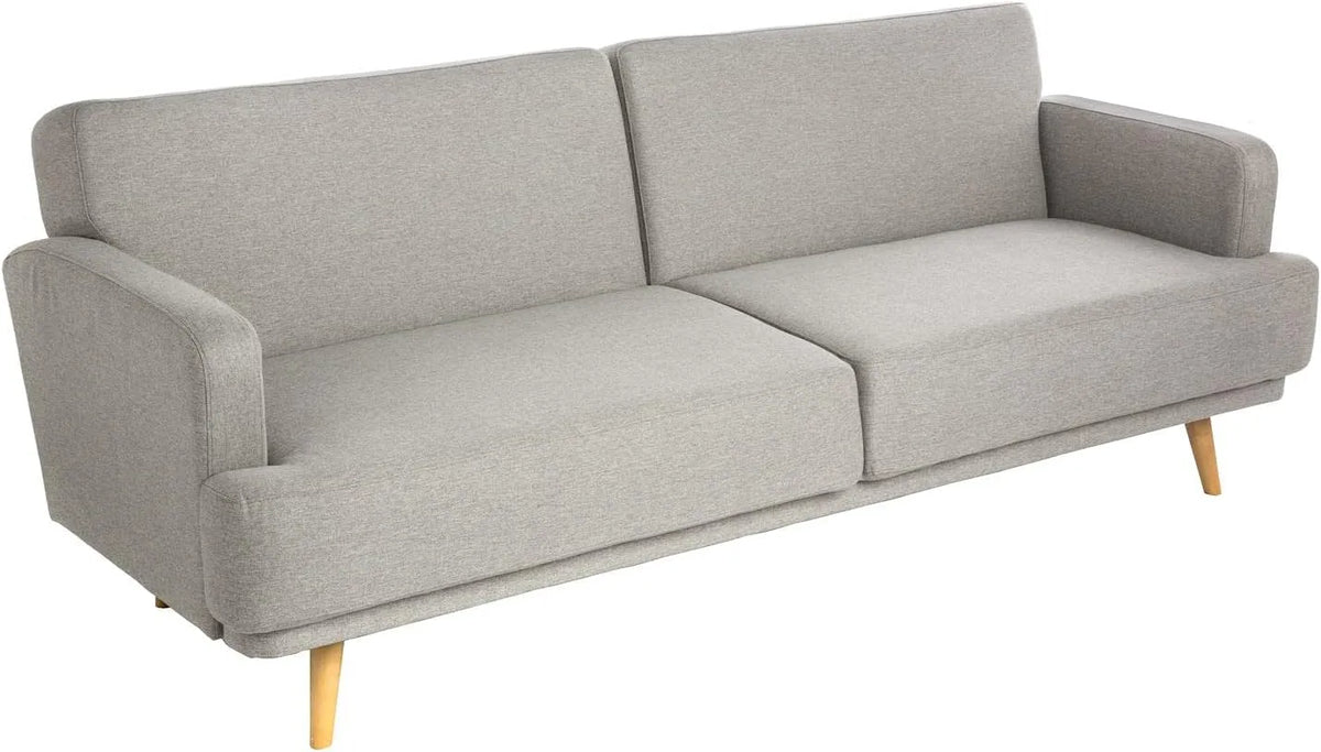 Canapé – convertible, 3 Places, 214cm, gris