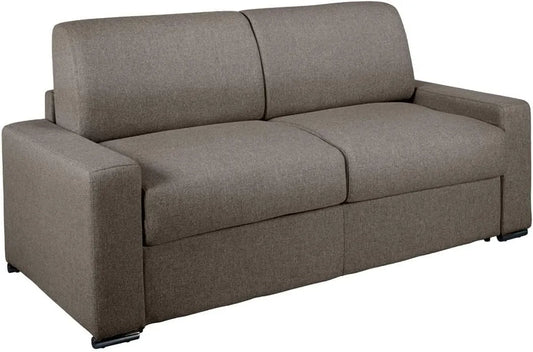 Canapé: CALITO, revêtement en tissu, convertible, 3 Places, 140 cm, 14 cm, anthracite