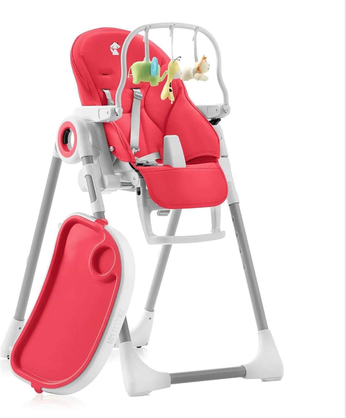 Chaise — pour enfant, pliable, réglable, 15kg, rouge